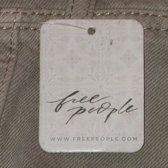 Free People Good Luck Overalls Women's Size Medium Cobblestone NWT $148 - Picture 6 of 8